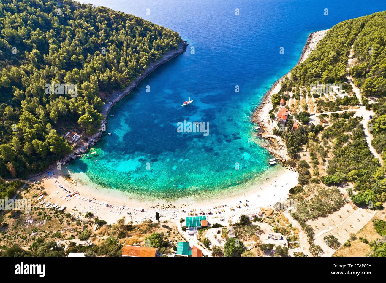 1. Pupnatska Luka Beach - The Crown Jewel